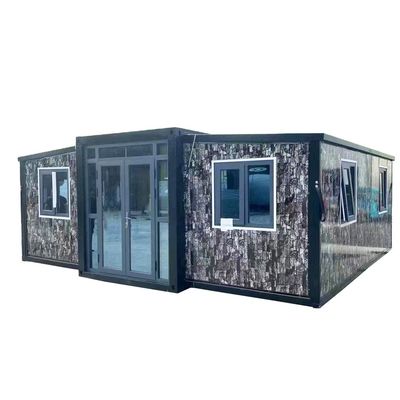 Стальная конструкция складной 20ft роскошный сборный дом портативный расширяемый контейнер