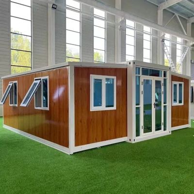Стальная конструкция роскошный 2 спальные комнаты Контейнерный дом для офиса и общежития